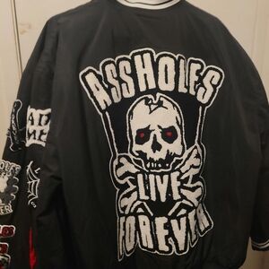 Assholes live forever bomber jacket